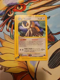 2003 Pokemon TCG Card - Skyridge #40/144 Noctowl - Light Play LP - Image 1