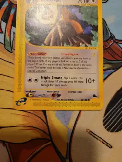 2003 Pokemon TCG Card - Skyridge #40/144 Noctowl - Light Play LP - Image 4