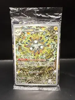 Pokemon TCG Magneton 159 Black Star Promo Card Surging Sparks Sealed - Image 2