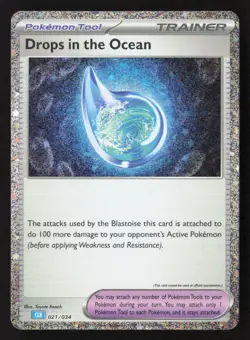 Drops in the Ocean Classic Collection Trading Card Game Classic 021/034 NM - Image 1