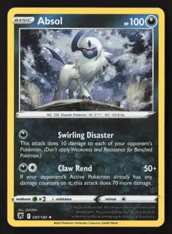 Absol - (Cosmos Holo) Rare Miscellaneous Cards & Products 097/189 NM - Image 1