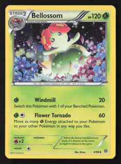 Bellossom - 4/98 (Cosmos Holo) Promo Miscellaneous Cards & Products 004/098 NM - Image 1