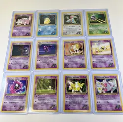 Pokemon WOTC 1st Edition Gym Challenge Sabrina Gym Leader Card Lot Of 12 LP - Image 1
