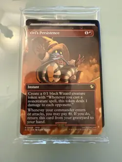 Magic: The Gathering Final Fantasy Vivi's Persistence Non Foil Sealed Mint/NM - Image 1