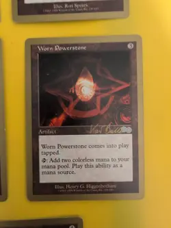 Thran Dynamo x4 & Worn World PowerstoneChampionship Gold Border: Tokyo MTG Card - Image 4