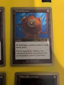 Thran Dynamo x4 & Worn World PowerstoneChampionship Gold Border: Tokyo MTG Card - Image 5