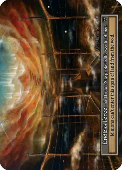 Sorcery: Contested Realm Endless Fence Unique Regular NM (GT) - Image 1