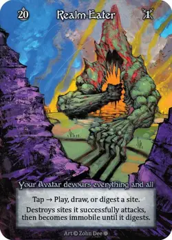 Sorcery: Contested Realm Realm-Eater Avatar Regular NM (GT) - Image 1