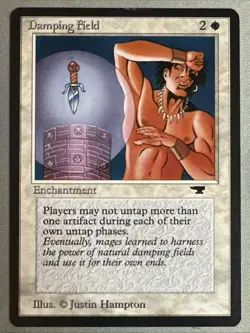 MTG / Damping Field / ATQ / Uncommon / NM ***Reserved List - Image 1