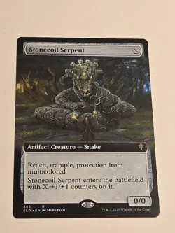 Stonecoil Serpent (Extended Art) X1 ELD Throne Of Eldraine MTG 385 R - Image 1