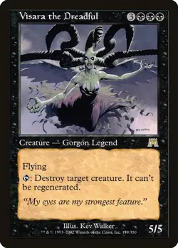Visara the Dreadful / die Furchterliche - ONSLAUGHT - englisch (played) Rare - Image 1