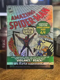 Peter Parker #232 (Borderless Foil) Spider-Man Magic MTG NM Magic The Gathering - Image 2