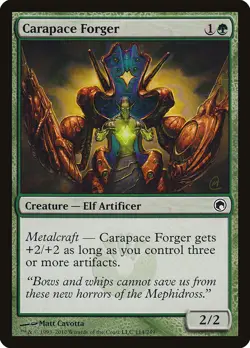 4x Carapace Forger SOM NM-Ex+ x4 Mtg Magic the Gathering Changie - Image 1