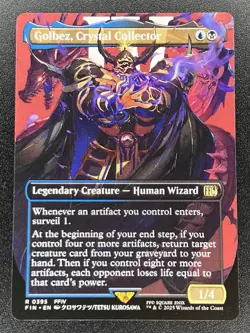 Golbez, Crystal Collector R 0395 FIN Borderless Regular MTG: Final Fantasy NM - Image 1