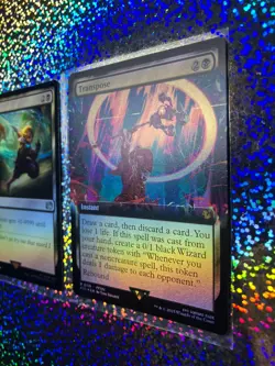 MTG Final Fantasy: Commander (FIC) Rare Foil 0119 Transpose (Extended Art) - Image 4