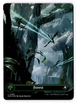Forest (0266) (Borderless) 266 Edge of Eternities Foil NM - Image 1