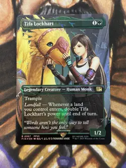 Tifa Lockhart #567 (Borderless) Chocobo Track Foil MTG Final Fantasy Promo - NM - Image 1