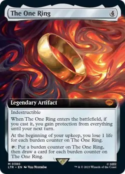 Universes: LTR The One Ring (Extended Art) NON-FOIL 380 NM/M Magic The Gather - Image 1