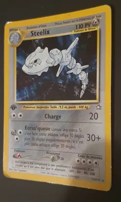 Carte Pokemon - Steelix 15/111 - Holo - FR - Neo Genesis Edition 1 (ED1) - Image 2