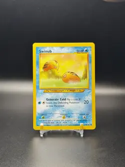 POKEMON WOTC NEO DESTINY UNL. #57 SWINUB COMMON - NM - Image 1