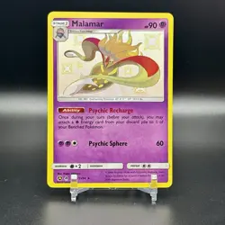 Malamar SV18/SV94 Shiny Holo Rare 2019 Hidden Fates: Shiny Vault Pokemon NM - Image 1