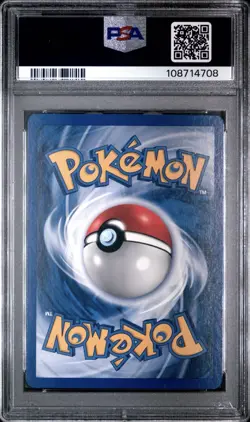 2000 Pokemon ITALIAN Unlimited Fossil Kabutops Holo 9/62 PSA 8 NM-MT - Image 2