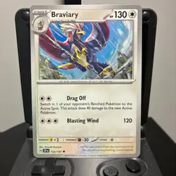 Braviary - 153/191 - Pokemon Surging Sparks 2024 - Uncommon Card NM - Image 1