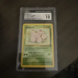 Exeggcute 52/64 Jungle 1st Edition Pokemon CGC 10 GEM MINT 1st Ed 1999 - Image 1