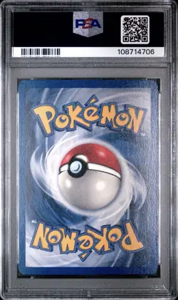 2000 Pokemon ITALIAN Unlimited Fossil Hitmonlee Holo 7/62 PSA 9 MINT - Image 2