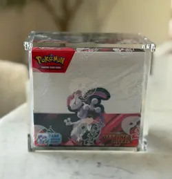 Pokemon TCG SV Destined Rivals Booster Box w/Acrylic Case CASE FRESH - Image 1