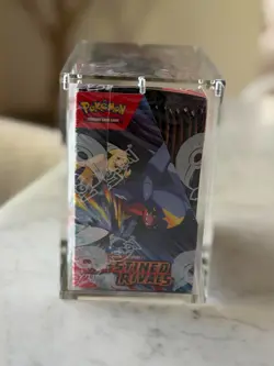 Pokemon TCG SV Destined Rivals Booster Box w/Acrylic Case CASE FRESH - Image 2