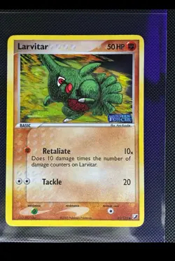 🔥 Larvitar 61/115 (Stamped Unseen Forces) Pokemon TCG Reverse Foil Holo 🔥 (LP) - Image 1