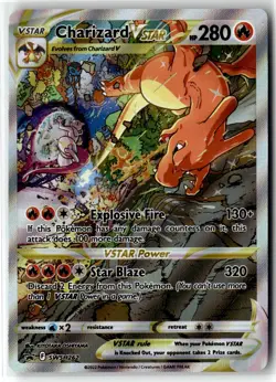 Charizard VSTAR ⭐ SWSH262 Holo Promo SWSH Black Star 2019 Pokemon NM - Image 1