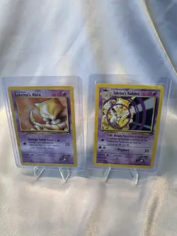 Pokemon TCG Sabrina’s Gym Challenge Abra Kadabra 91/132 + 58/132 NM - Image 1