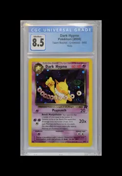Dark Hypno Holo Rare #9 - CGC MINT 8.5- 2000 Team Rocket Unlimited - Pokemon TCG - Image 1