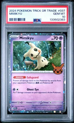 Mimikyu Pokemon Trick Or Trade 037 PSA 10 - Image 1
