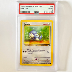 PSA 9 Dratini Mint 42/82 Team Rocket Unlimited 2000 Pokemon 61845105 - Image 1