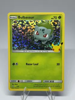 Pokemon TCG Bulbasaur 1/25 Holo McDonald’s Promo 25th Anniversary 2021 NM - Image 1