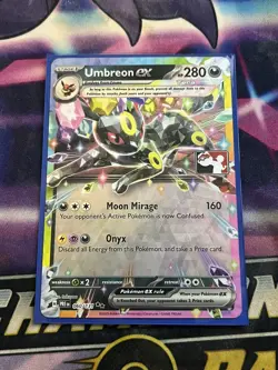 060/131 Umbreon ex Pokemon TCG Prize Pack Series 7 Play Stamped Prismatic NM/M - Image 1