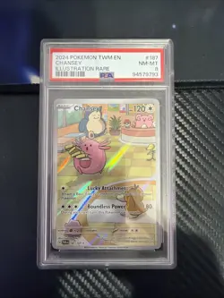 2024 Pokemon Twilight Masquerade #187 Chansey Illustration Rare - Image 1
