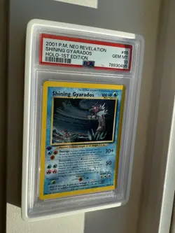 2001 Pokemon Neo Revelation 1st Edition Shining Gyarados #65 PSA 10 Grail Swirl - Image 3