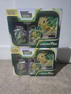 Pokemon TCG Leafeon VSTAR Special Collection Box x2 - New & Sealed - Image 1