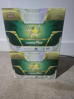 Pokemon TCG Leafeon VSTAR Special Collection Box x2 - New & Sealed - Image 2