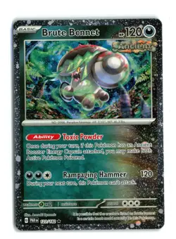 BRUTE BONNET 123/182 COSMOS HOLO PROMO POKEMON TCG NM-LP - Image 1