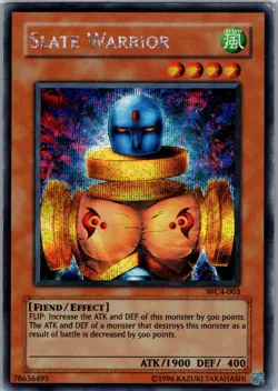 Yugioh World Championship 2004: GBA Promo #WC4-003 Slate Warrior LP - Image 1