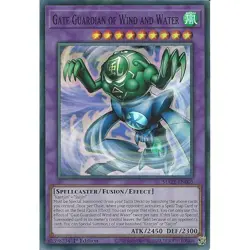 Yu-Gi-Oh Gate Guardian of Wind and Water MAZE-EN005 Super Rare 1st Edition - Image 1