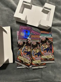 Yugioh Retro Pack 2: x1 Mini Box (4 Packs) Open Box W/ cards Holo Rare - Image 2
