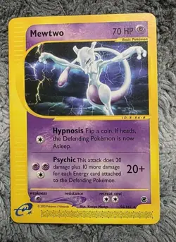 Pokemon Card Mewtwo Non-Holo Expedition Base Set Series 56/165 - Image 1