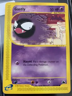 Gastly 57/144 Skyridge Regular Common Card Pokemon TCG - Image 1