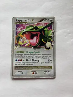 Rayquaza C LV.X DP47 pokemon cards TCG Diamond and Pearl Holo - Image 1